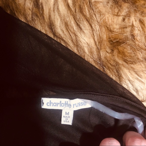 Charlotte Russe Med sheer top color block dress - Picture 6 of 8